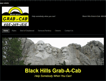 Tablet Screenshot of blackhillsgrabacab.com